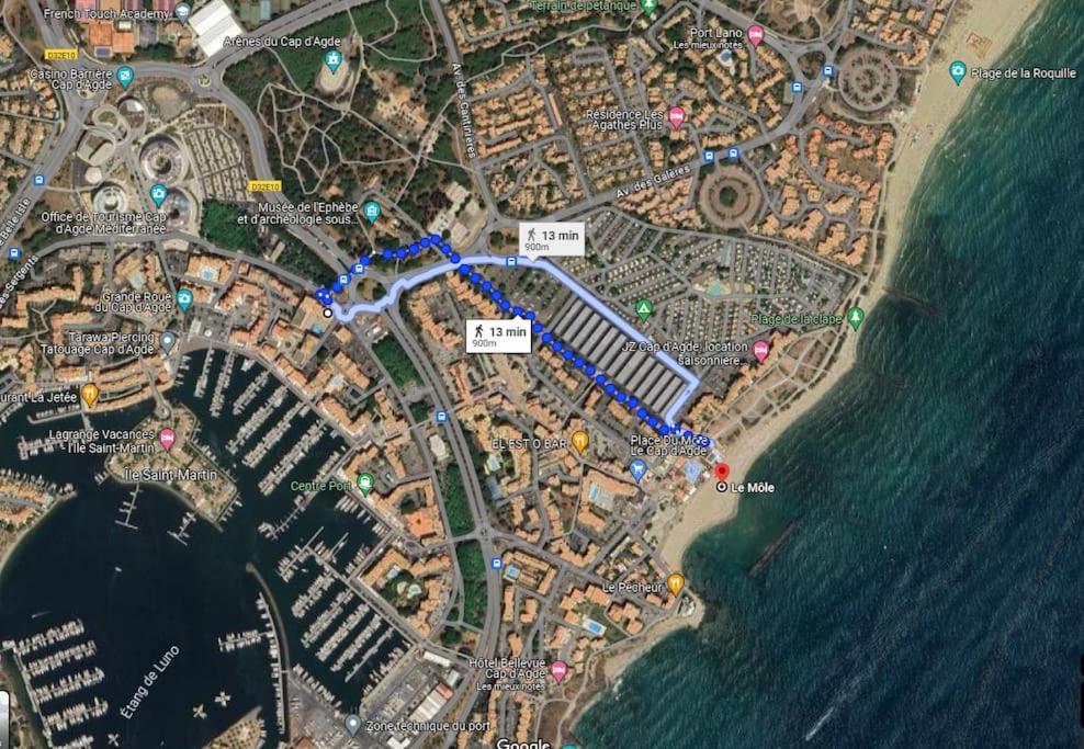 Studio Centre Port, Cap D'Agde Luaran gambar