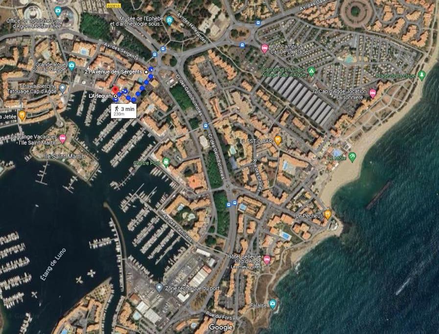 Studio Centre Port, Cap D'Agde Luaran gambar